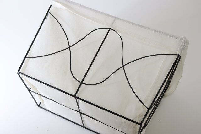 ワイヤー布収納（ウェーブ） 作り