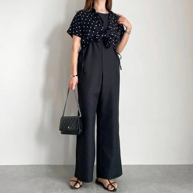 2025春夏ユニクロレディースレーヨンブラウス着まわしコーデ