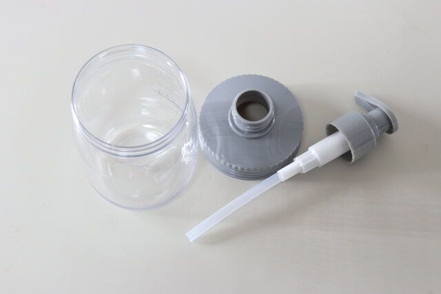 PETポンプボトルジャー広口350mL 分解可能