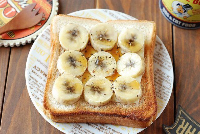 バナナチーズトースト