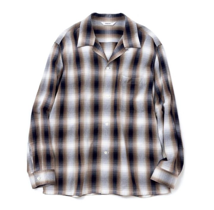 チェックシャツ