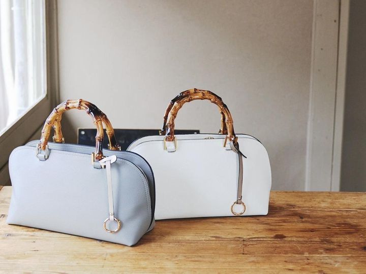 画像: 「バンブー風ヨコナガバッグ」[縦17.5×横31×マチ12cm]各￥11,000 出典：ロデスコ