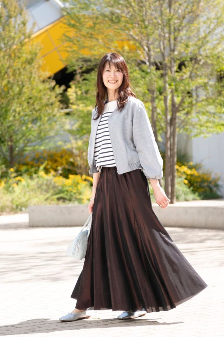 ジャケットを着ると