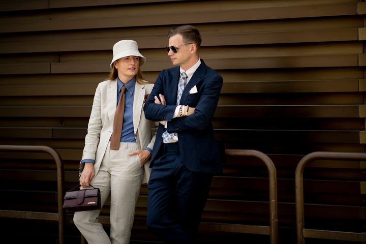 2023年春夏ピッティ・ウオモ102より。