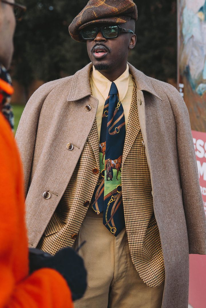 2025-26年秋冬ピッティ・ウオモ107より。