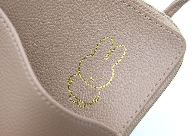 ミッフィーマルチポシェット付録レビュー箔押し