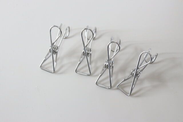 ハンギングステンレス薬味チューブピンチ4P