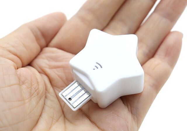 ダイソーのボイスコントロールライト（星）は手のひらサイズ