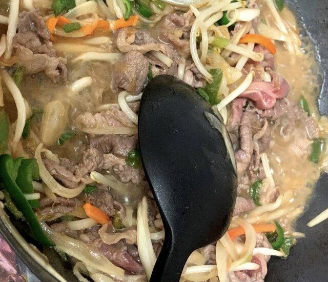 無印良品 鉄フライパン 炒め物に使用