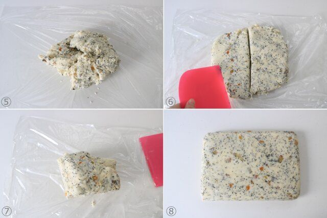 生地をまとめる。