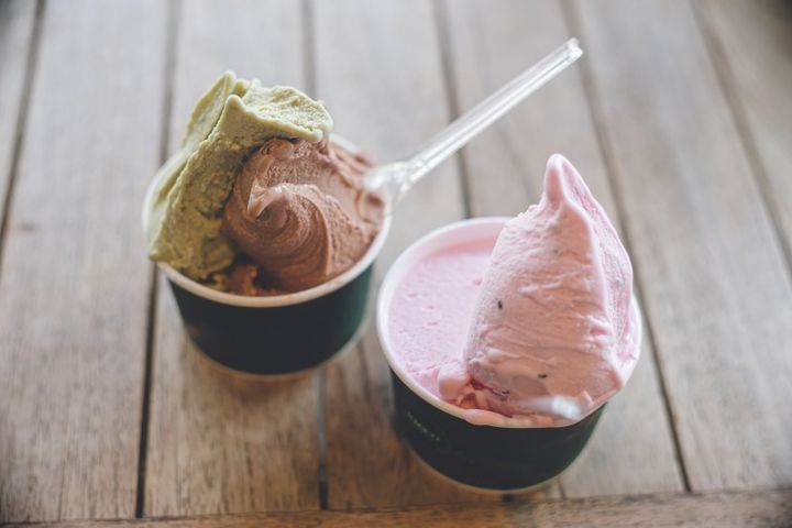 ジェラートの写真 アイス 食べ歩き