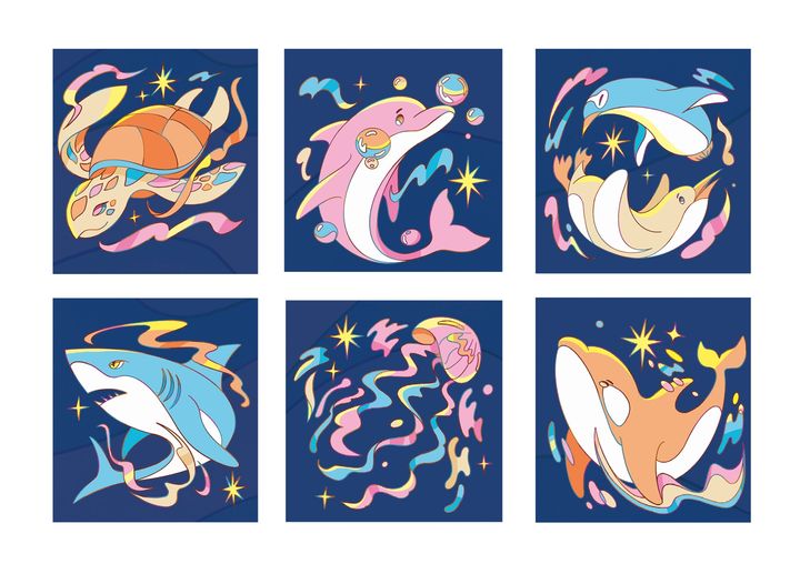 本当のあなたを6つの海の生き物にたとえて診断する心理テスト