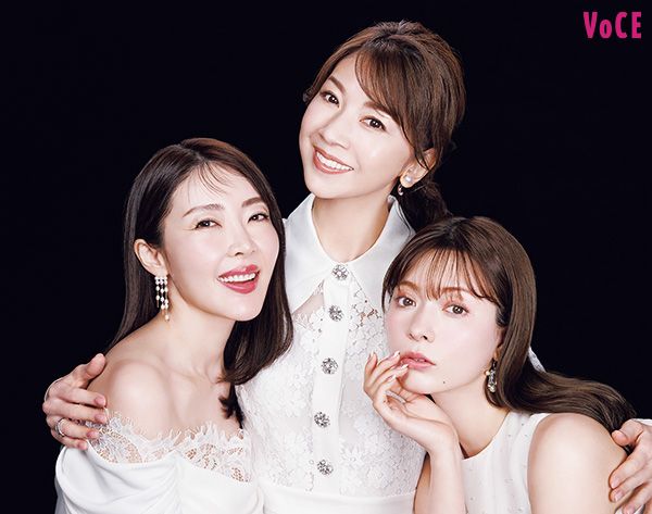 【左】大野真理子さん 【中】君島十和子さん 【右】八木アリサさん