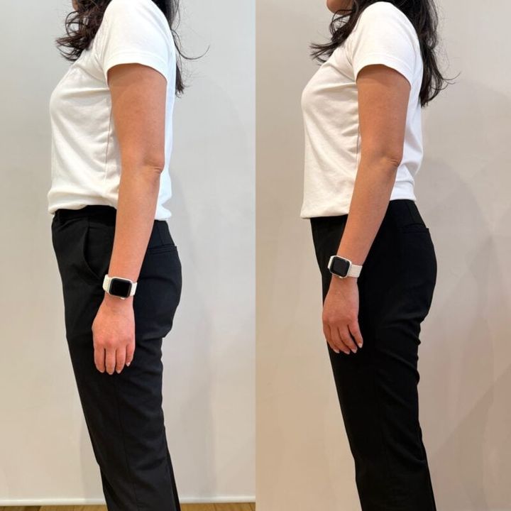 ガードルをはいたビフォーアフター