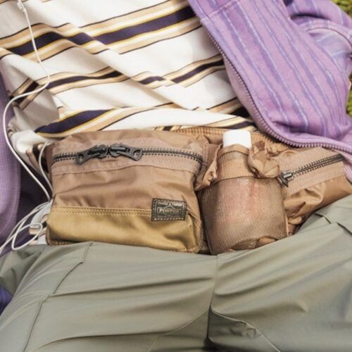 「ポーターの武骨なウエストバッグが頼もしすぎ」単体でも使える2つのポーチ付き！自分だけの使い方ができる男のギア