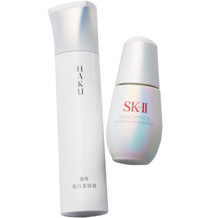 左から、ジェノプティクス インフィニットオーラ エッセンス