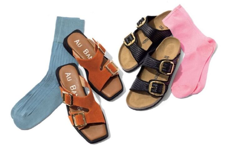 コンフォートサンダル×ソックス