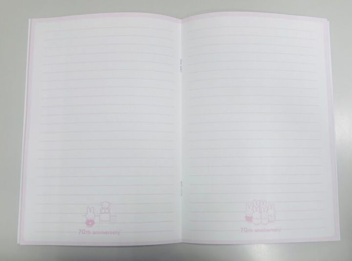 GLOW6月号付録ミッフィーのノートは中もピンク