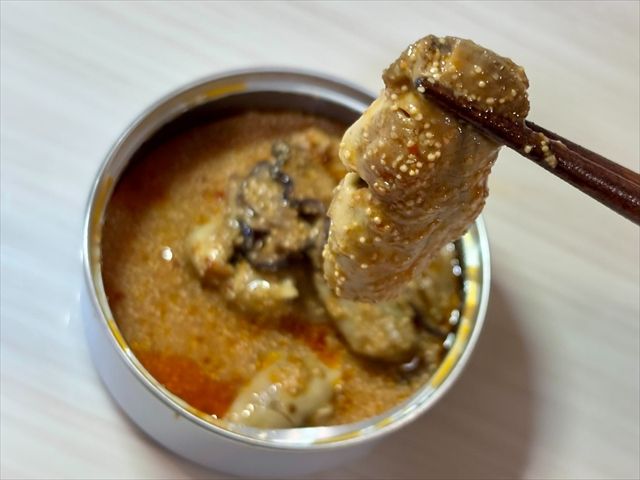 缶詰 牡蠣 箸上げ