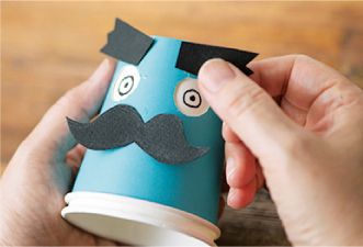 紙コップで工作しよう！ クルッと回して顔が変わるおもちゃ「表情クルクルカップ」の画像5