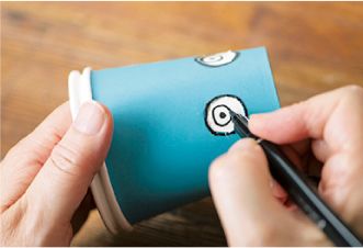 紙コップで工作しよう！ クルッと回して顔が変わるおもちゃ「表情クルクルカップ」の画像4