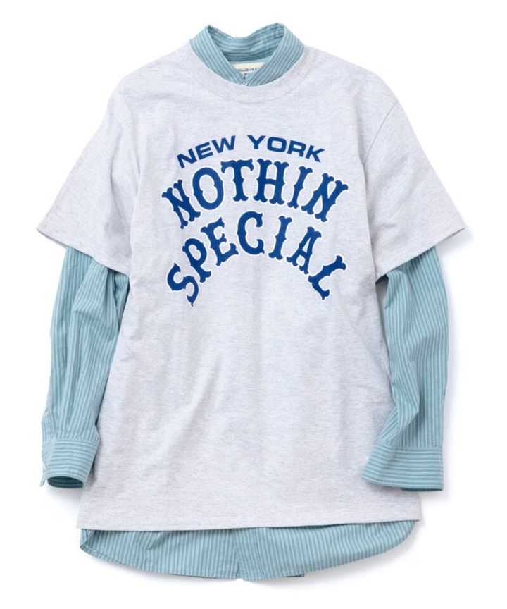 Tシャツ×シャツ