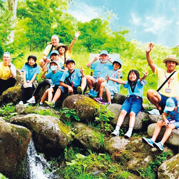 和気藹々と大自然の中で冒険