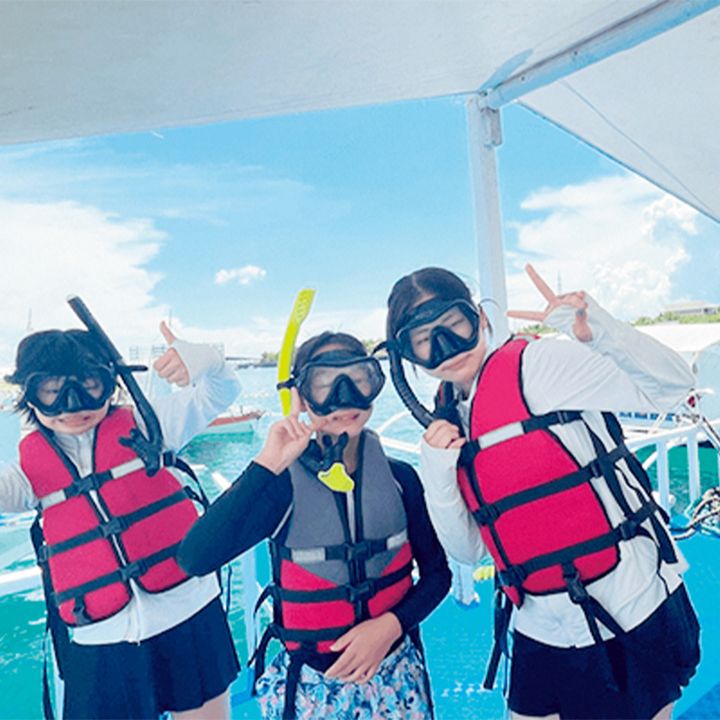 フィリピン・セブ島のキャンプに参加する子どもたち