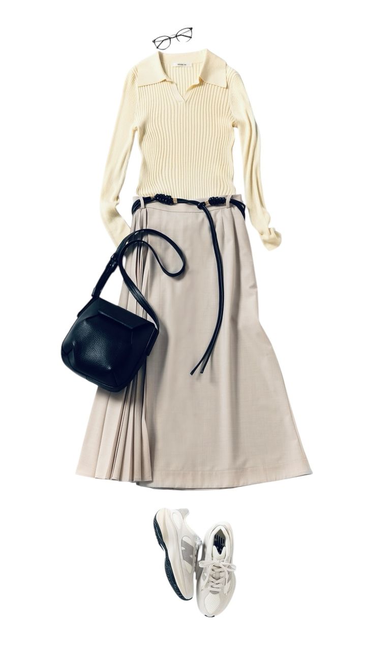 エブールのセットアップ着まわし