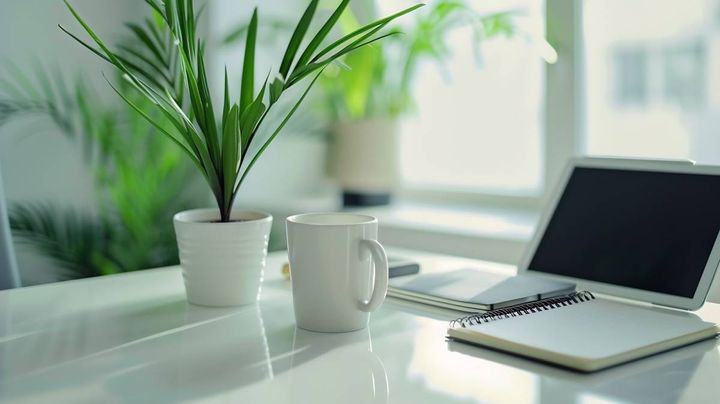 シンプルなデスク