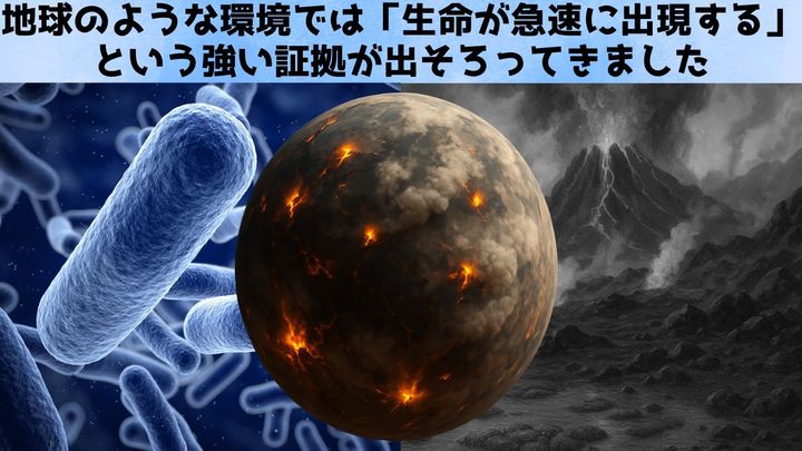 地球のような環境では「生命が急速に出現する」という証拠が出そろった