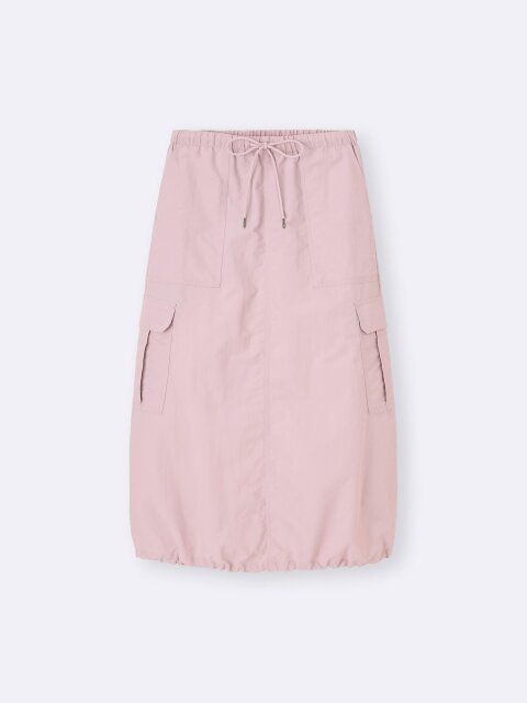 2025guレディース春夏カーゴミディスカート