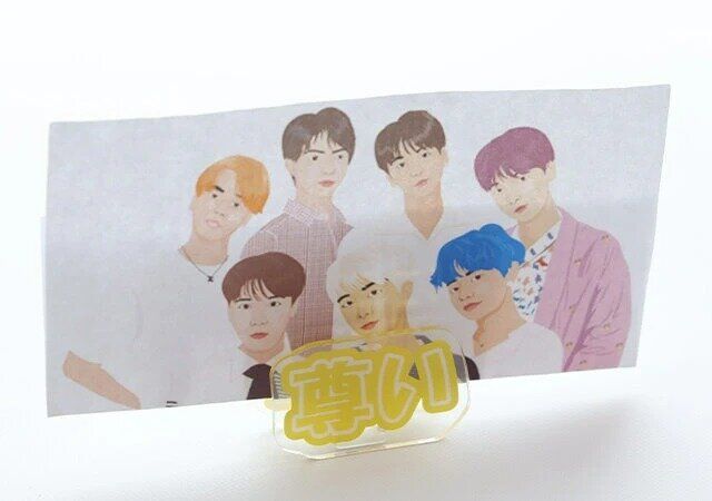 ダイソー アクリルクリップ（ロゴ）