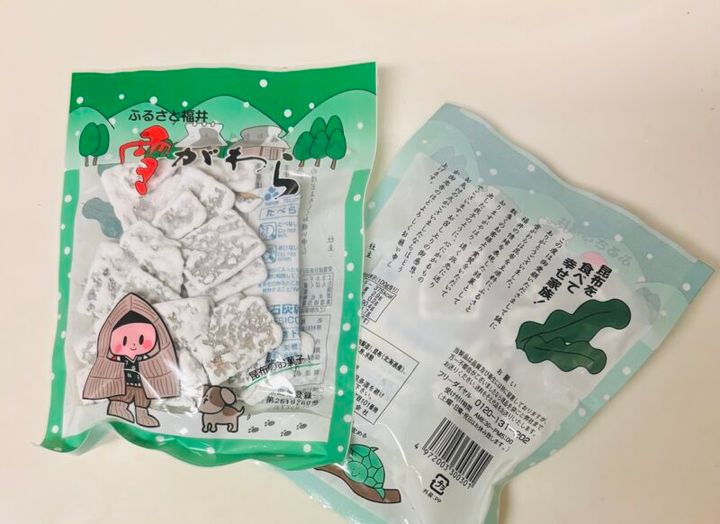 福井県のお菓子「雪がわら」 昆布と砂糖の衣がおいしい