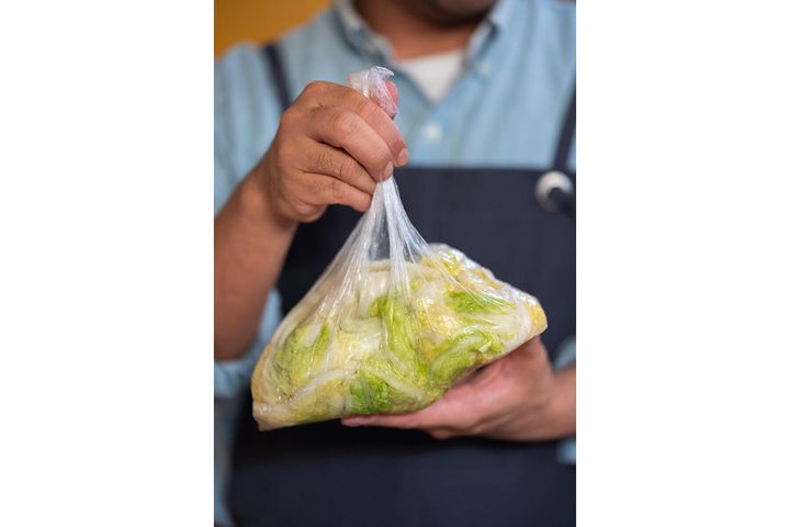 白菜漬けをつくる