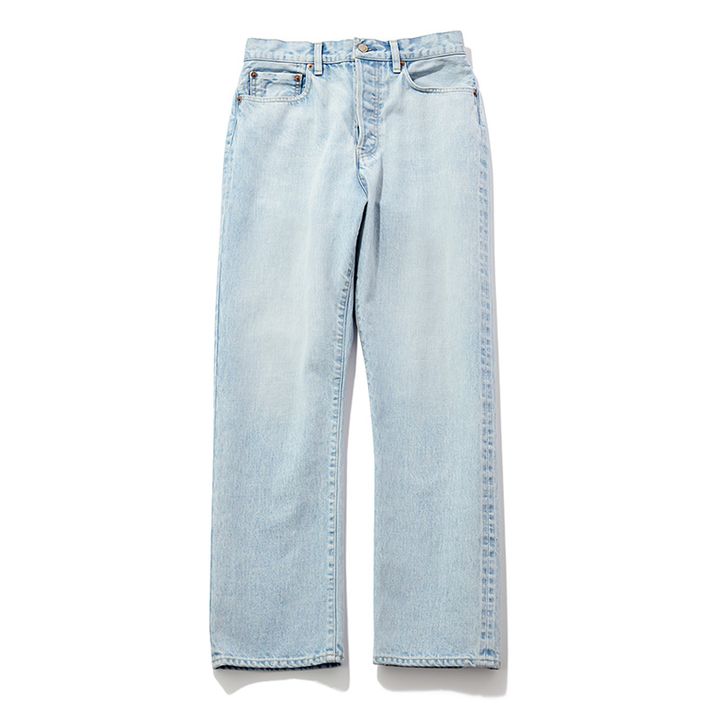 カオスの淡いブルーデニム