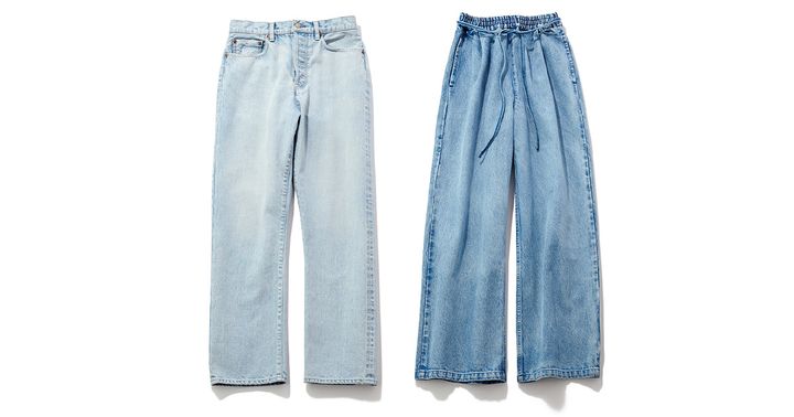 カオスとサードマガジンの薄色デニム