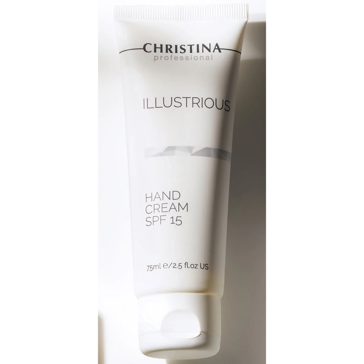 【田中みな実さんの愛用日焼け止め】クリスティーナ イラストリアス ハンド クリーム SPF15