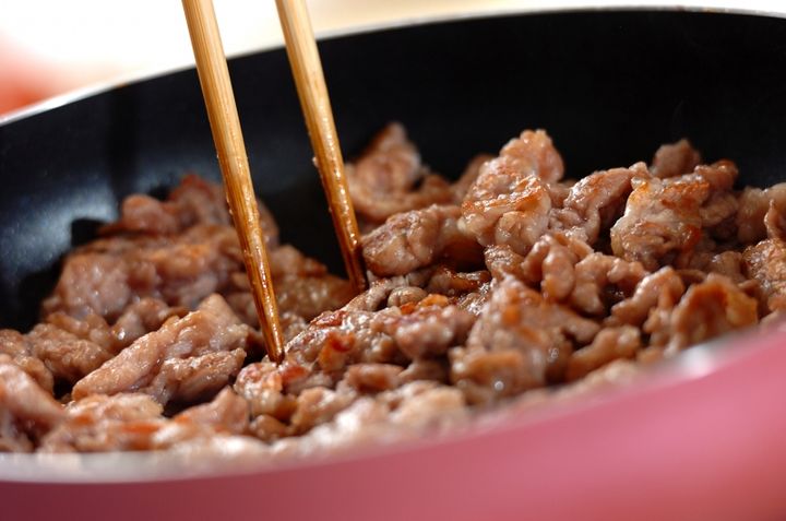 豚肉とナスの塩炒めの作り方2