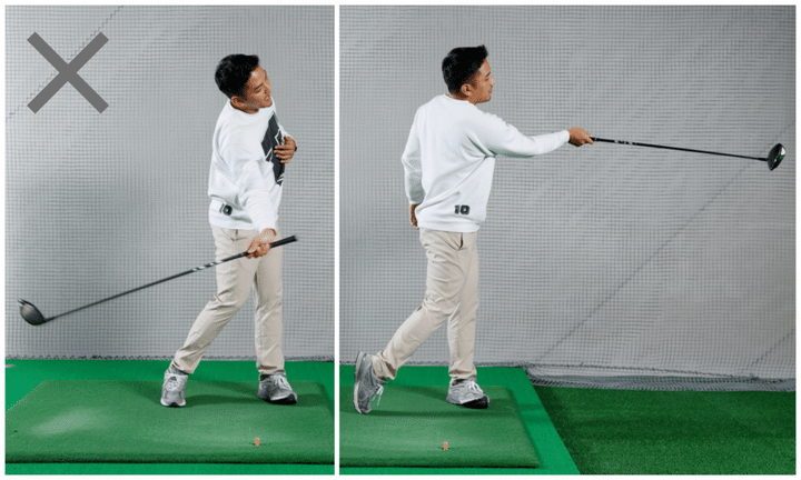 ヘッドスピードを上げたいときは“フォロースルーでクラブを立たせる”が正解