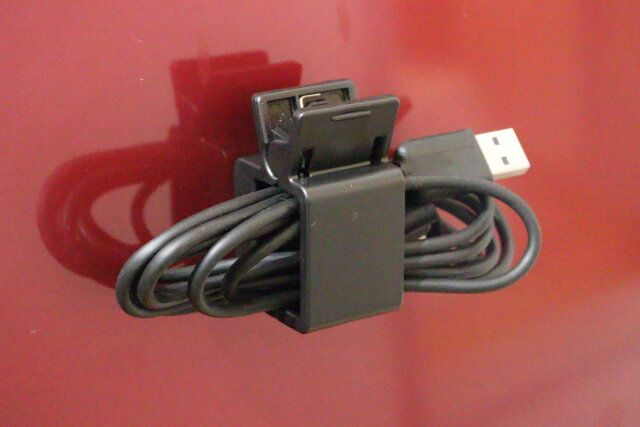 マグネット付コードクリップ 使用例