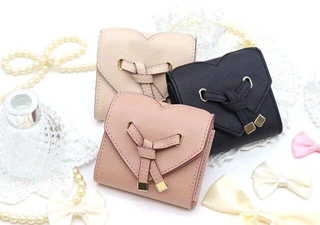 VIS ハートカット財布ミニBOOK