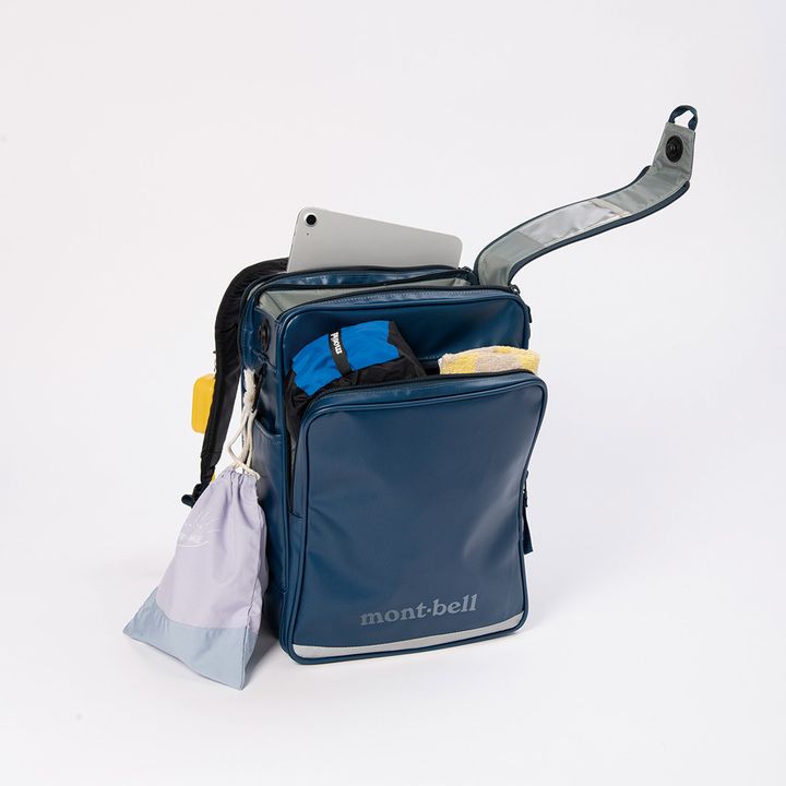 モンベルのランリュックの内側の収納