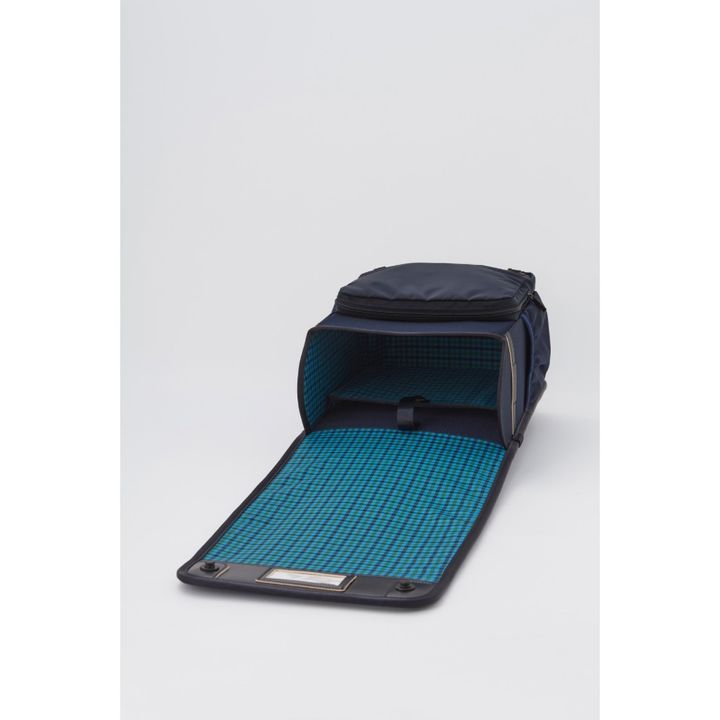 ファミリアのランドセルリュック カスタムモデルの中面のチェック柄（ネイビー）