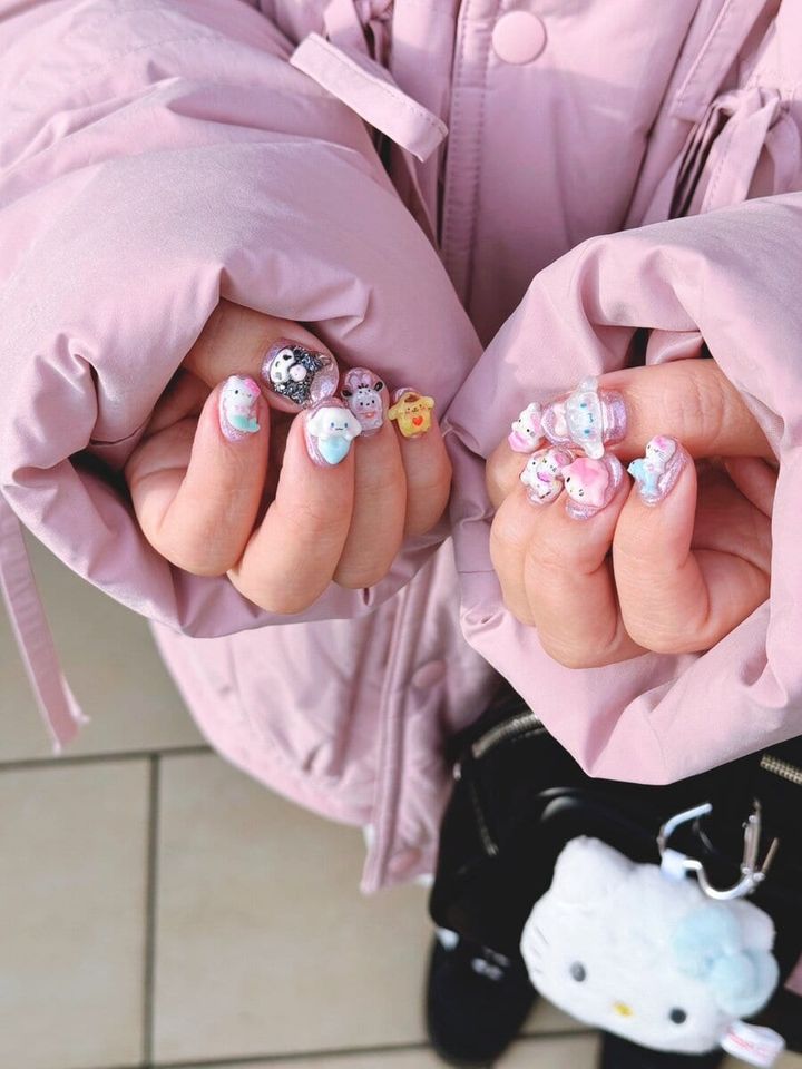 【ネイル】ひとりサンリオピューロランド【編集K】
