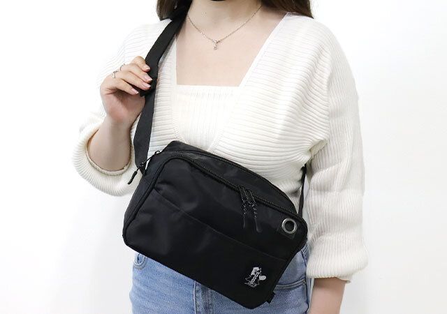 WOODS黒バッグ付録レビューショルダー