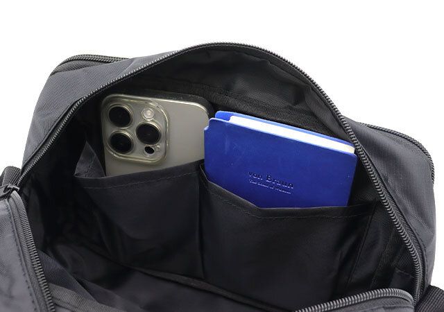 WOODS黒バッグ付録レビュー内ポケット