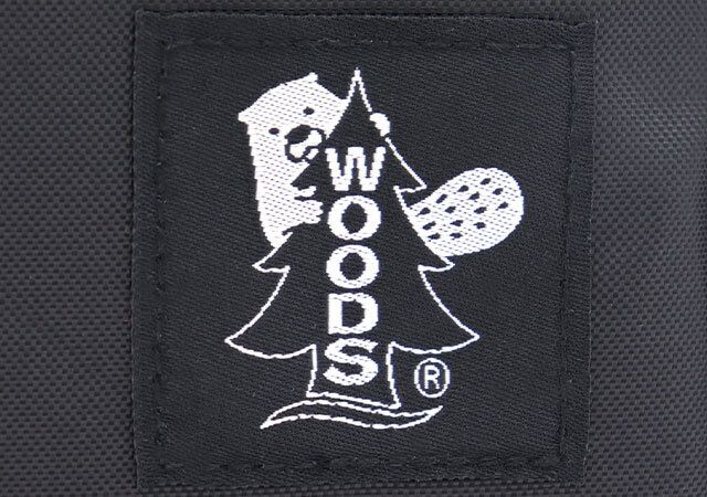 WOODS黒バッグ付録レビュービーバーロゴ