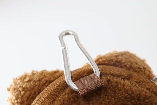 クアッカポーチ（10cm×10cm×2cm） カラビナ