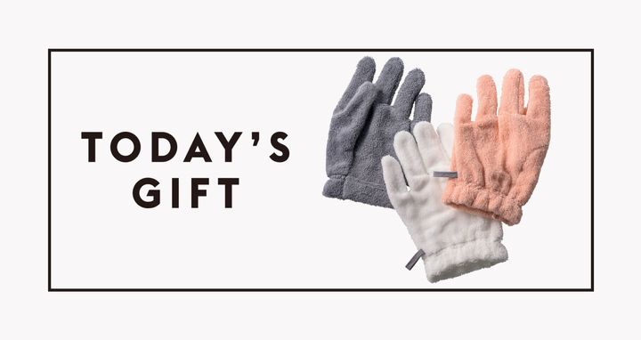 〈tet.〉のヘアドライグローブ